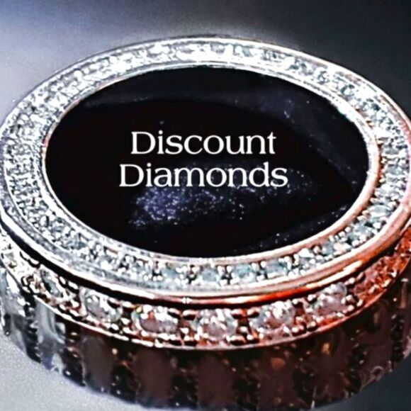 2 Ct. White Baguette Diamond Ring 14K White Gold on 925 Silver - Picture 6 of 7